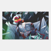 Crimpson Halloween Slasher | Helluva Boss |  Rechteckiger Aufkleber (Vorderseite)