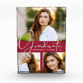 Crimson Abschluss Collage Fotoblock (Vorderseite)