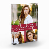 Crimson Abschluss Collage Fotoblock (Links)