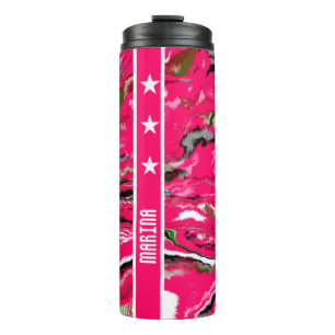 Crimson abstrakt thermosbecher