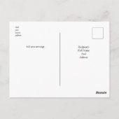 Crimson-Ahorn-Blätter - Personalisiert Postkarte (Rückseite)