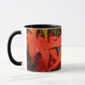 Crimson-Ahorn-Blätter - Personalisiert Tasse (Links)