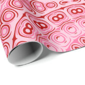 Crimson and Pink Mandala Pattern Geschenkpapier (Rolleneckpunkt)