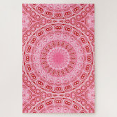 Crimson and Pink Mandala Pattern Puzzle (Vertikal)