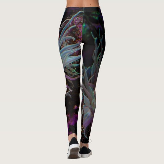 Crimson Anemone Leggings (Rückseite)