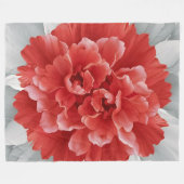 Crimson Azalea Fleece Blanket (Vorderseite (Horizontal))