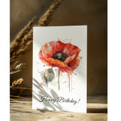 Crimson Bloom, Brauch Postkarte