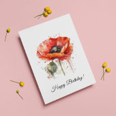 Crimson Bloom, Brauch Postkarte