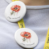 Crimson Bloom, custom Button