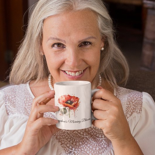 Crimson Bloom, custom Kaffeetasse