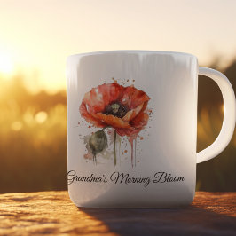 Crimson Bloom, custom Kaffeetasse