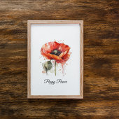 Crimson Bloom, custom Poster