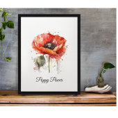 Crimson Bloom, custom Poster