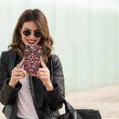 Crimson Bloom Elegance iPhone Hülle