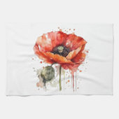 Crimson Bloom Geschirrtuch (Horizontal)