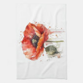 Crimson Bloom Geschirrtuch (Vertikal)