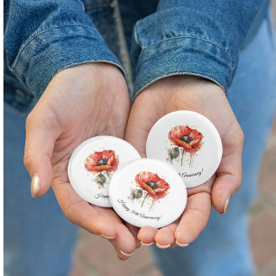 Crimson Bloom, individuell Button