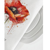 Crimson Bloom, individuell Geschirrtuch