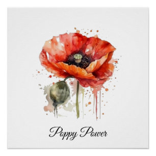 Crimson Bloom, individuell Poster