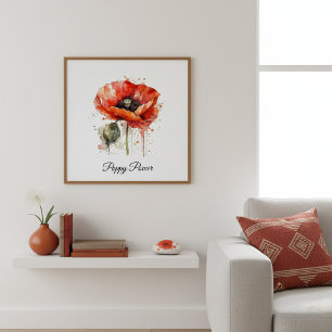 Crimson Bloom, individuell Poster