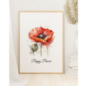Crimson Bloom, individuell Poster
