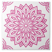 Crimson Bloom Keramik Tile Fliese (Vorderseite)