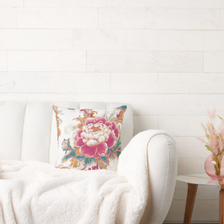 Crimson Bloom Kissen