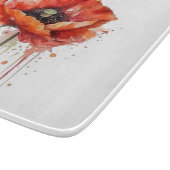 Crimson Bloom Schneidebrett (Ecke)