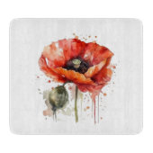 Crimson Bloom Schneidebrett (Vorderseite)