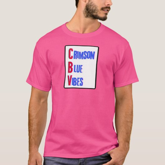 Crimson Blue Vibes T-Shirt (Vorderseite)