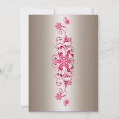 CRIMSON BLÜHE EINLADUNGEN DURCH IDODESIGNS (Rückseite)