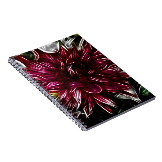 Crimson-Blume Notizblock (Rechte Seite)