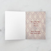 Crimson Brocade wird bald gut Karte (Innenseite)