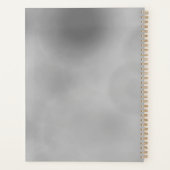 Crimson Butterfly Bloom Spiral notebook Planer (Rückseite)