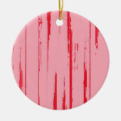 Crimson Candy Pink Keramik Ornament (Vorne)