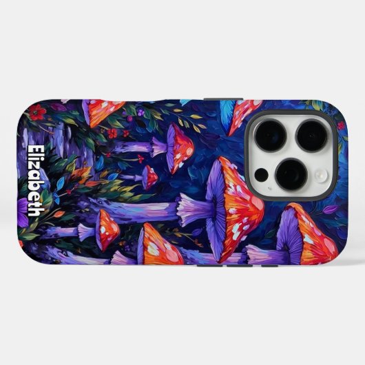 Crimson-Cap-Pfad Case-Mate iPhone Hülle (Rückseite (Horizontal))