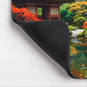 Crimson Cascade - Der Herbst in einem japanischen Mousepad (Ecke)