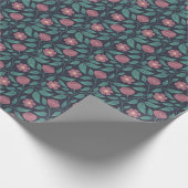 Crimson Cascade Geschenkpapier (Ecke)