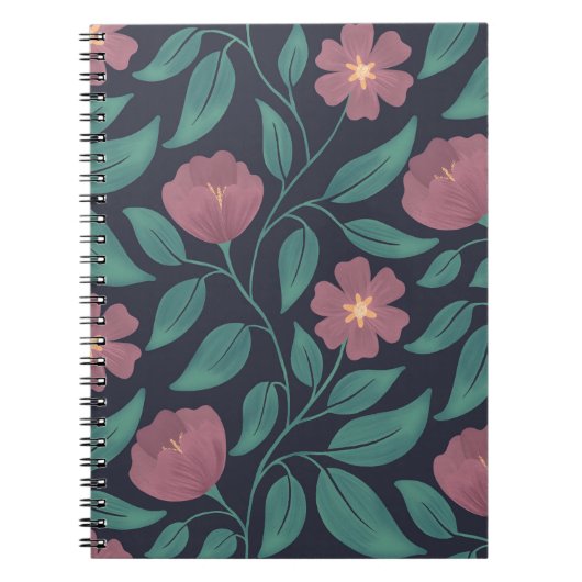 Crimson Cascade (groß) Notizblock (Vorderseite)