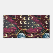 Crimson Celestial Moon for Astrology Lovers Schreibtischunterlage (Vorderseite)