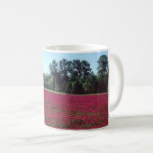 Crimson Clover Field Kaffeetasse (VorderseiteRechts)