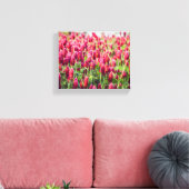 Crimson Clover Field-Wildblumen Leinwanddruck (Insitu (Wohnzimmer))