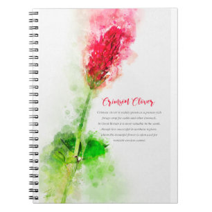Crimson Clover Notizblock