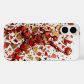 Crimson Court - Basketball Case-Mate iPhone Hülle (Rückseite (Horizontal))