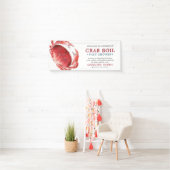 Crimson Crab| Babyparty Banner (Insitu)