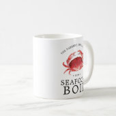 Crimson Crab | Crab Boil Themed Event Kaffeetasse (VorderseiteRechts)