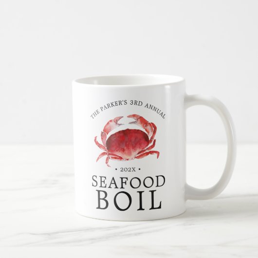 Crimson Crab | Crab Boil Themed Event Kaffeetasse (Rechts)