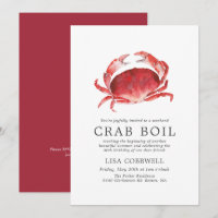 Crimson Crab | Minimale Geburtstagskrabbe