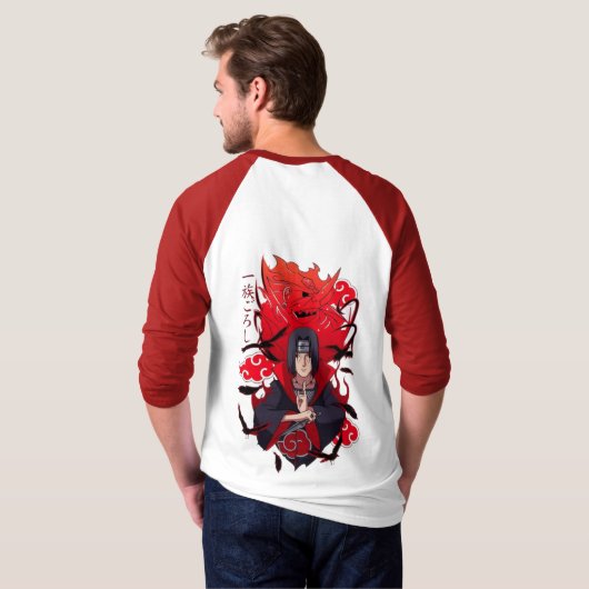 🌑Crimson Crow Warrior T-Shirt (Schwarz voll)