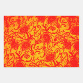 Crimson Damask, Pescara und Paisley Pearls Geschenkpapier Set (Vorderseite 3)